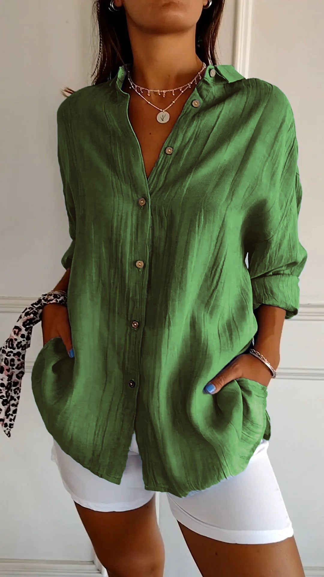 Luna | Women’s Summer Button-Down Shirt