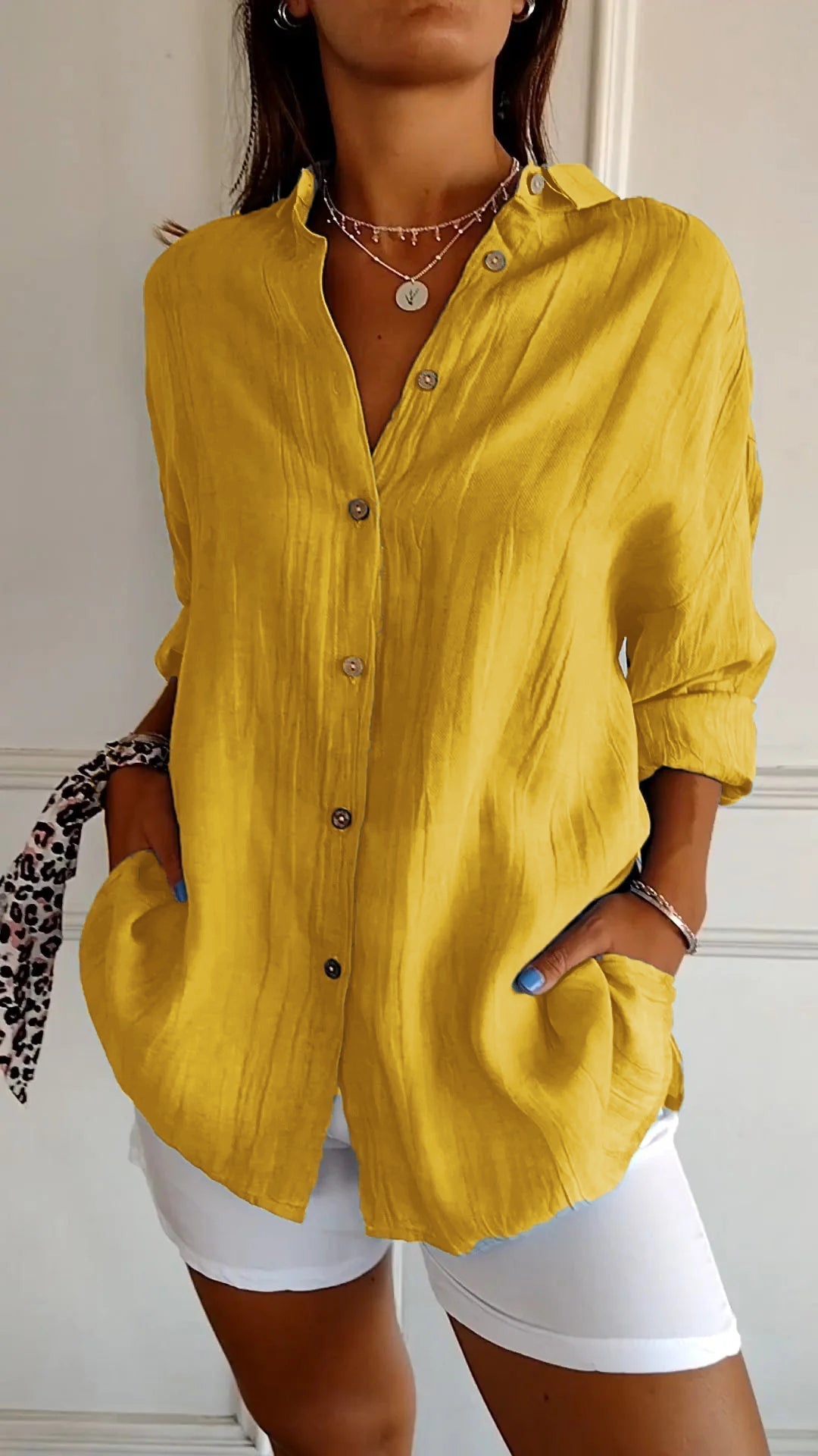 Luna | Women’s Summer Button-Down Shirt