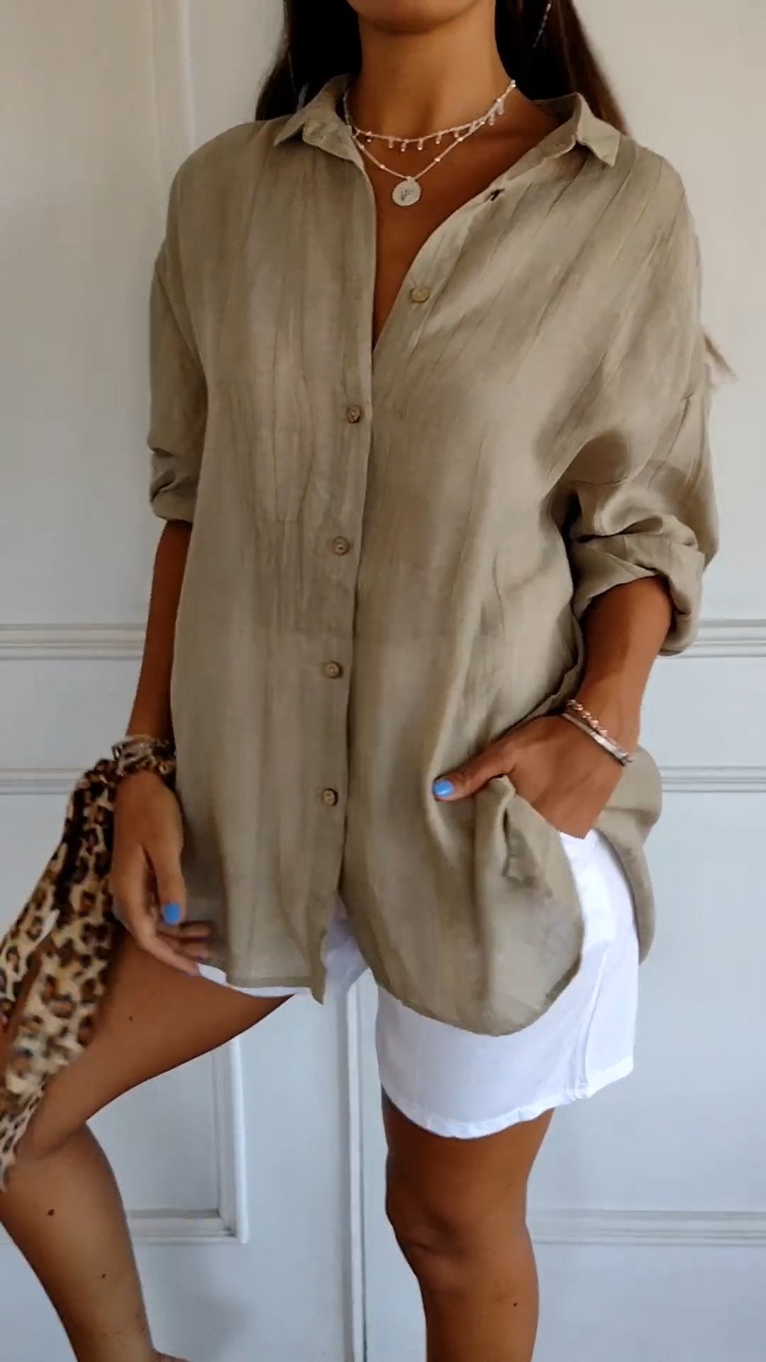 Luna | Women’s Summer Button-Down Shirt