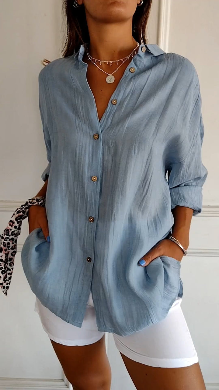 Luna | Women’s Summer Button-Down Shirt