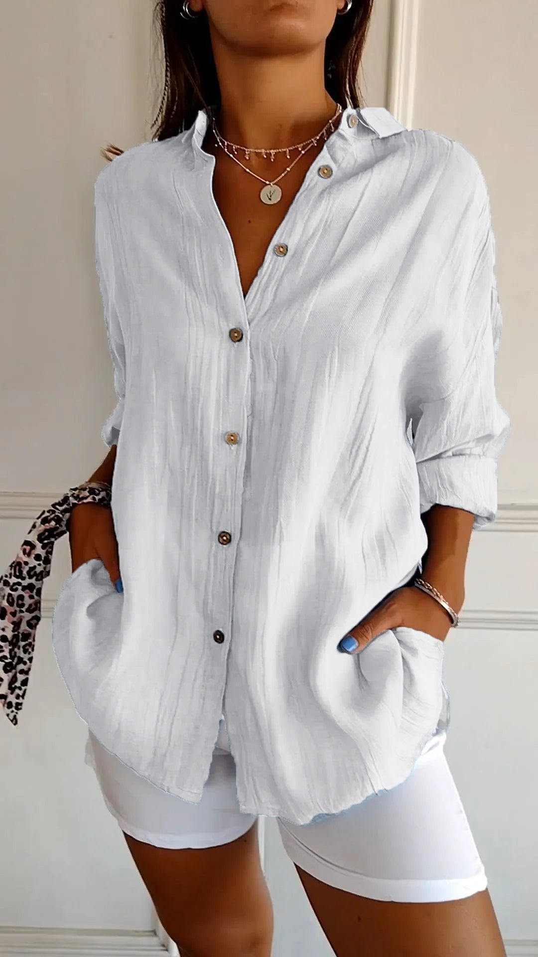 Luna | Women’s Summer Button-Down Shirt