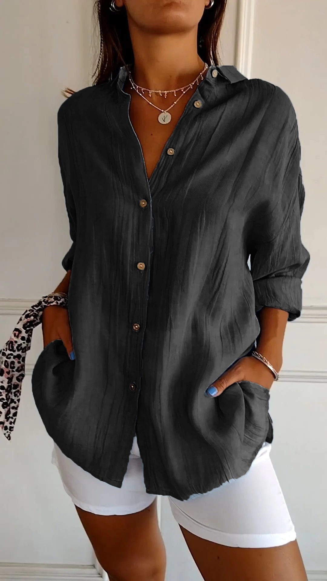 Luna | Women’s Summer Button-Down Shirt