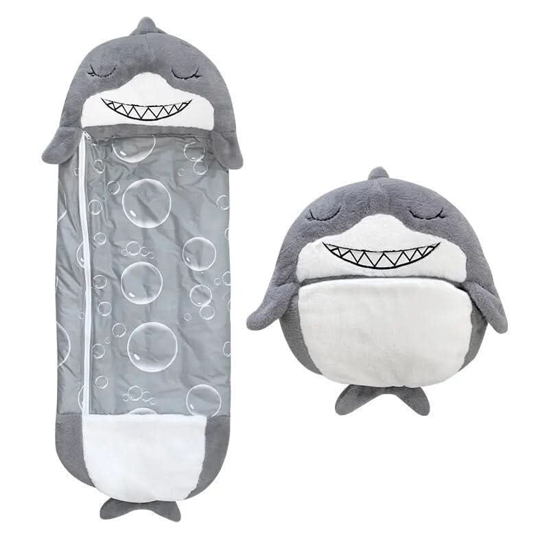 Kids sleeping bag that folds into a soft plush animal - product photo 10
