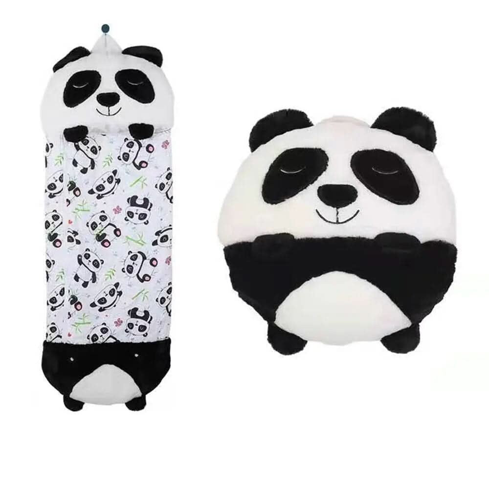 Kids sleeping bag that folds into a soft plush animal - product photo 12