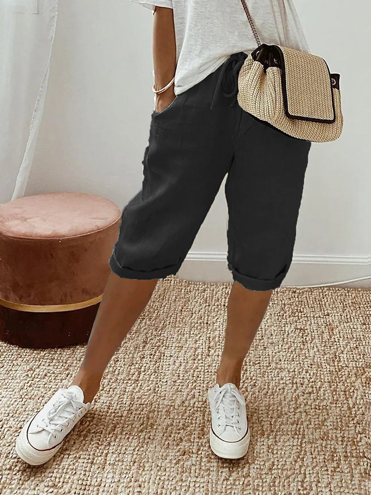 Zoe | Women’s Summer Drawstring Shorts