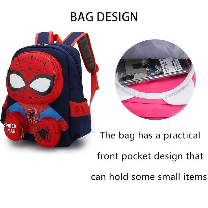 Kids' backpack with a moulded three-dimensional front - product photo 2