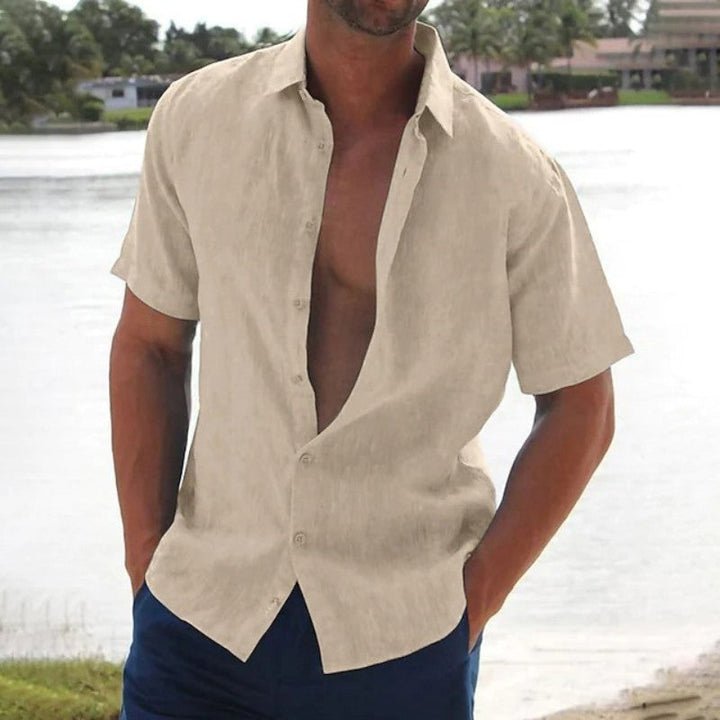 Owen | Men’s Linen Casual Short Sleeve Shirt