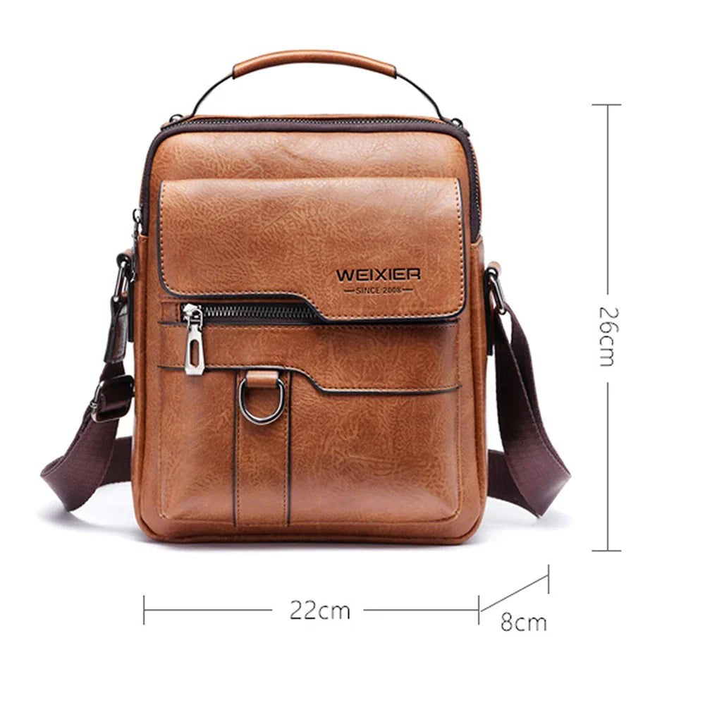 Leather shoulder bag - product photo 3