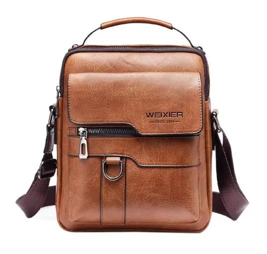 Leather shoulder bag - product photo 4