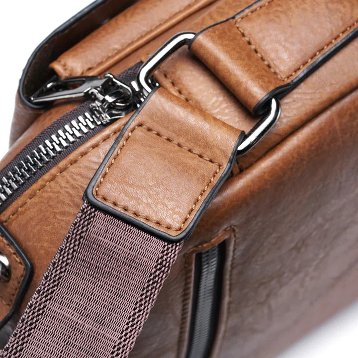 Leather shoulder bag - product photo 6