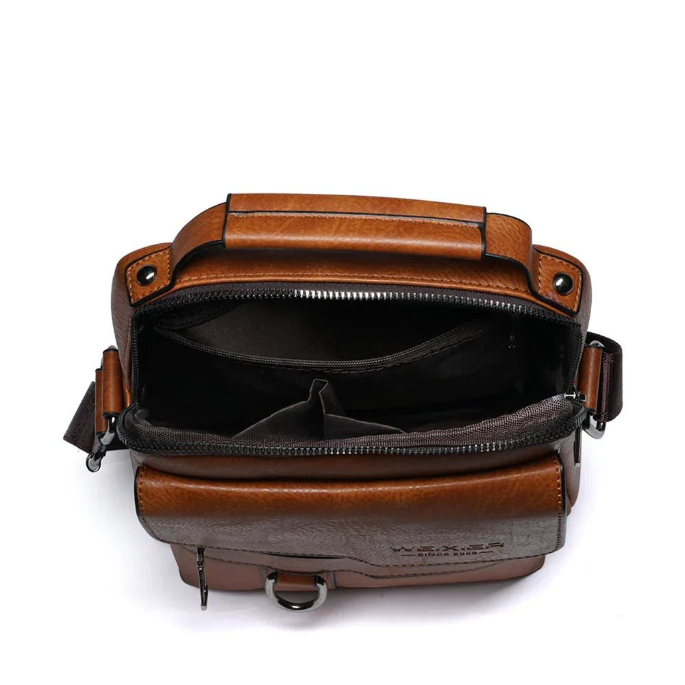 Leather shoulder bag - product photo 7