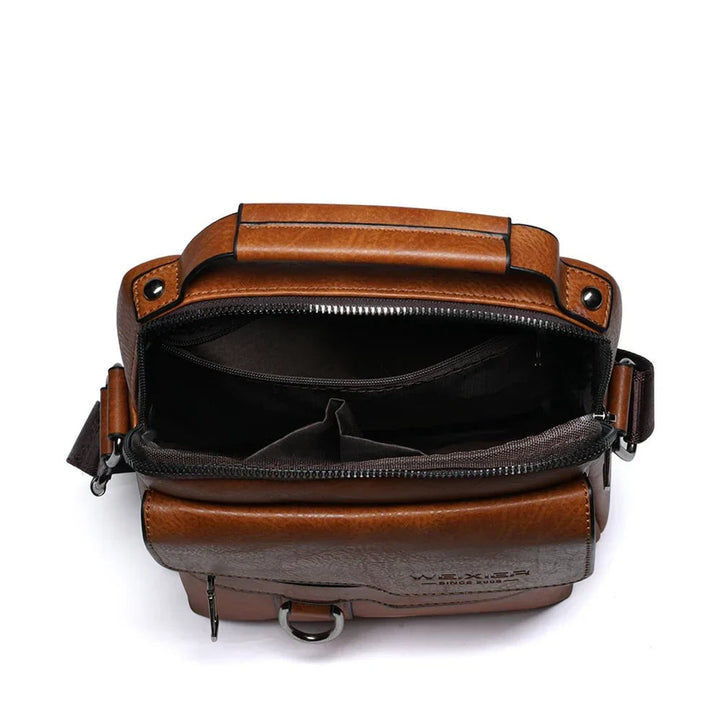 Leather shoulder bag - product photo 7