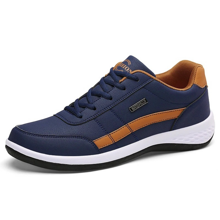 Miles | Stability-Focused Leather Comfort Sneakers for Men
