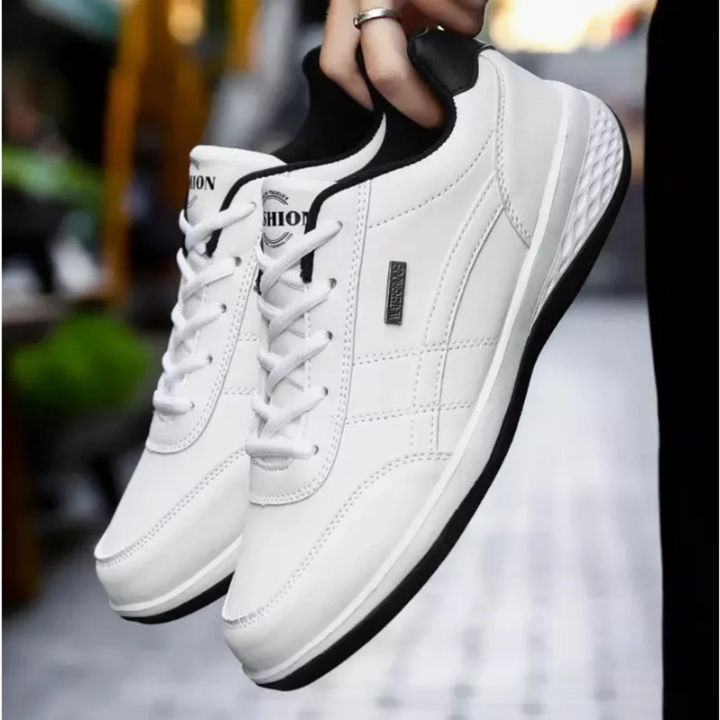 Miles | Stability-Focused Leather Comfort Sneakers for Men