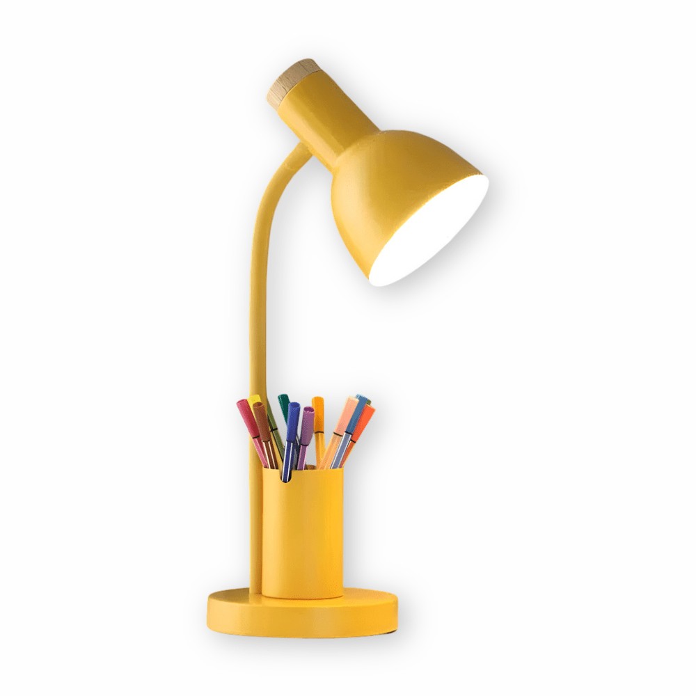 LED desk lamp with a pen holder built into the base - product photo 8