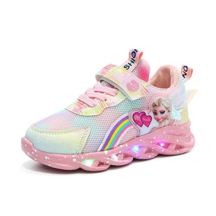LED kids' sneakers lit along the sole - product photo 1