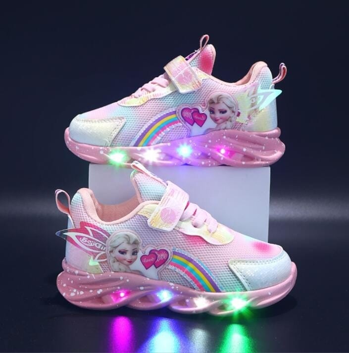 LED kids' sneakers lit along the sole - product photo 11