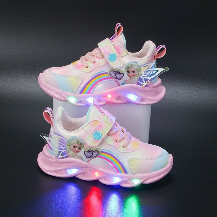 LED kids' sneakers lit along the sole - product photo 12