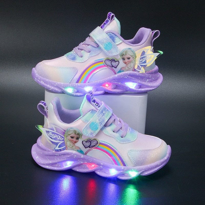 LED kids' sneakers lit along the sole - product photo 3