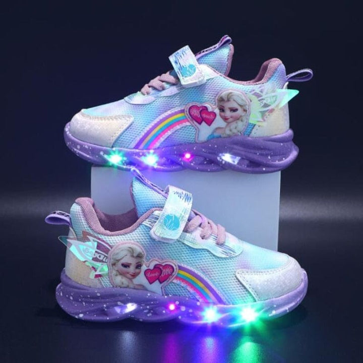 LED kids' sneakers lit along the sole - product photo 7
