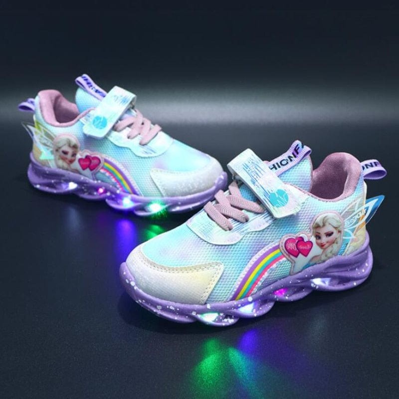 LED kids' sneakers lit along the sole - product photo 8