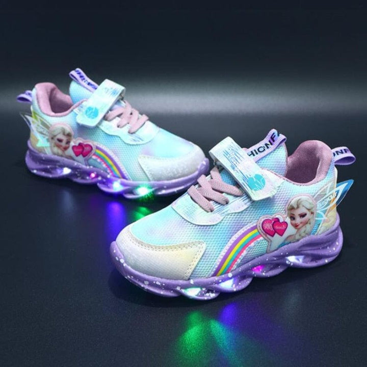 LED kids' sneakers lit along the sole - product photo 8