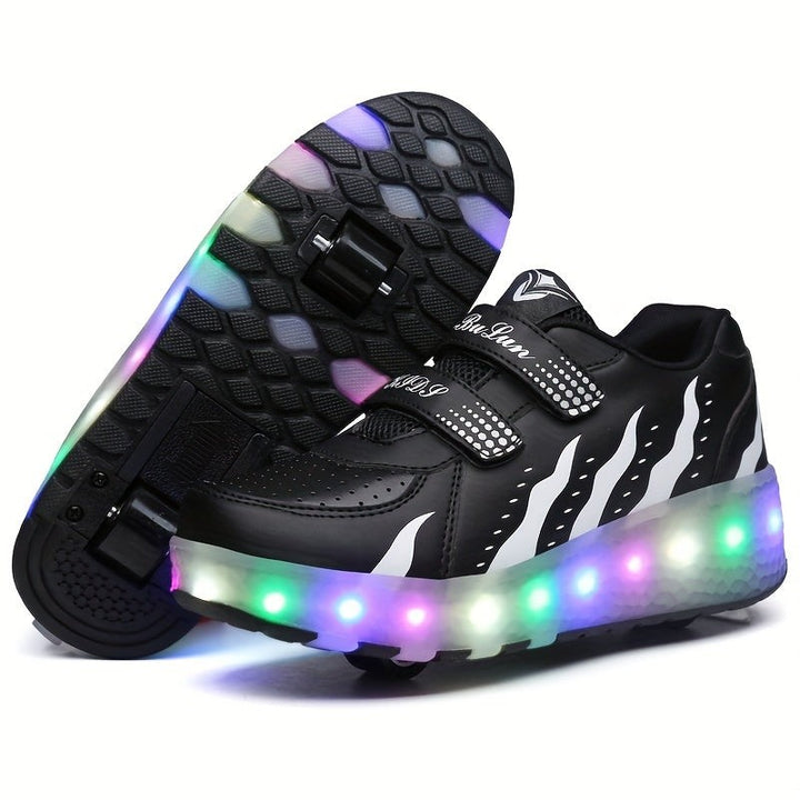LED sneakers with removable wheels - product photo 10