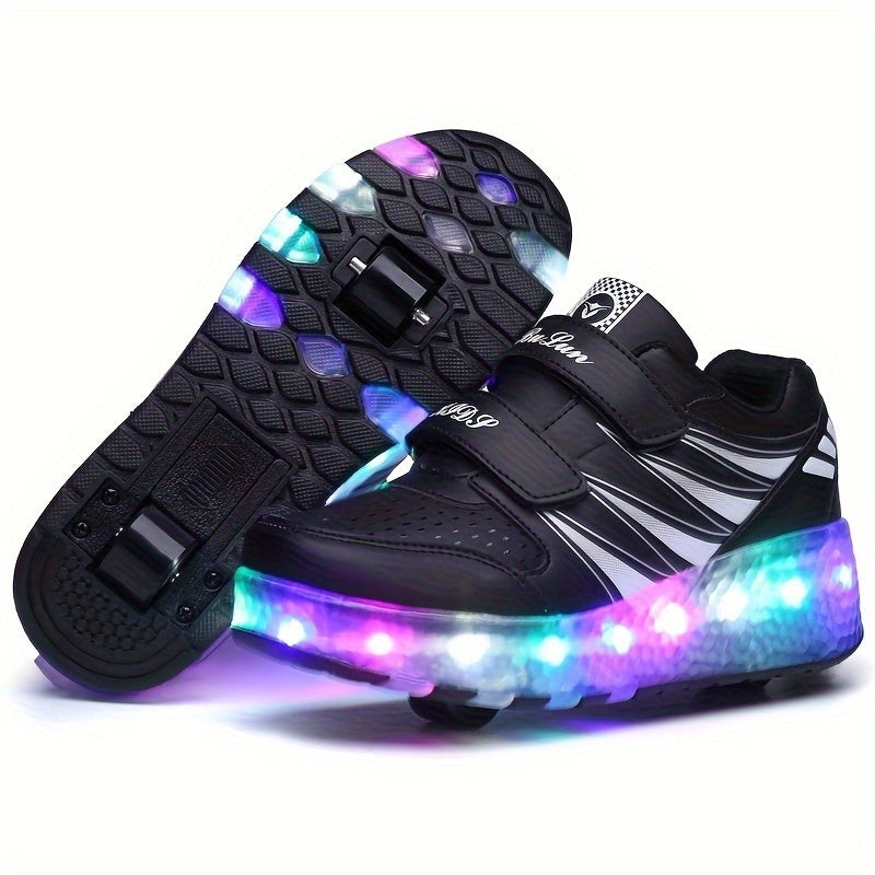 LED sneakers with removable wheels - product photo 7