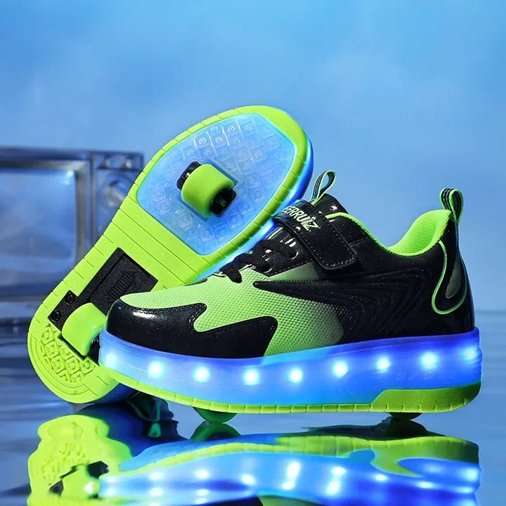 LED wheeled sneakers with lights in the sole - product photo 10
