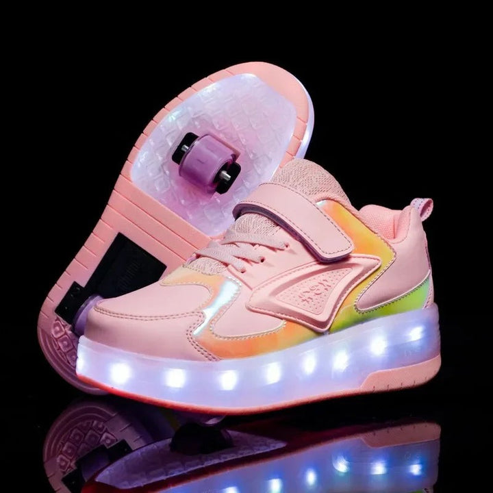 LED wheeled sneakers with lights in the sole - product photo 14