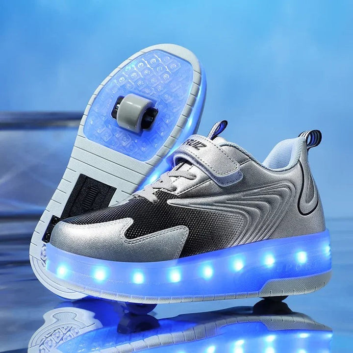 LED wheeled sneakers with lights in the sole - product photo 16