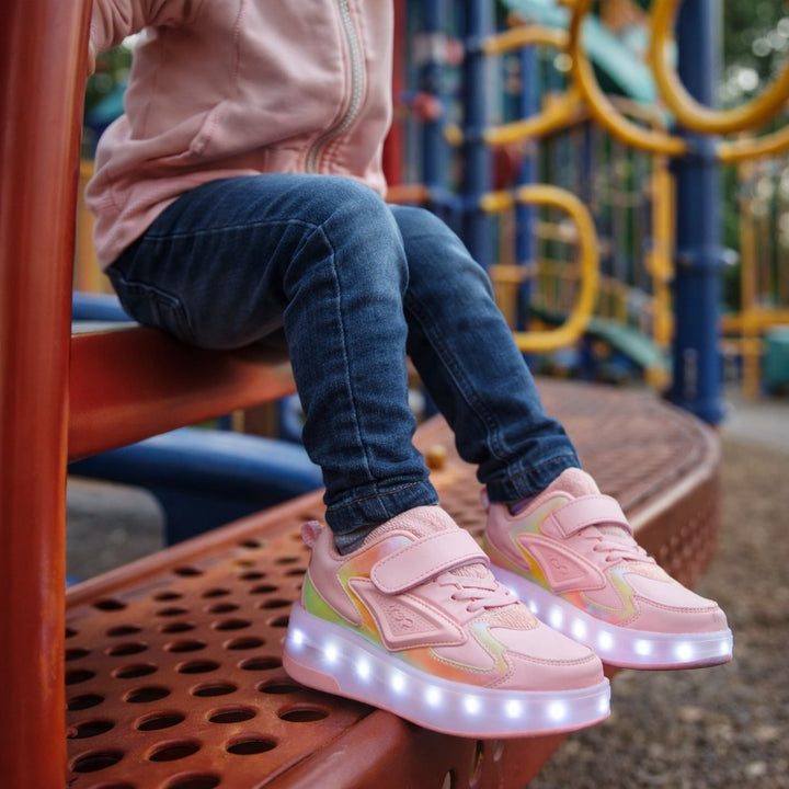 LED wheeled sneakers with lights in the sole - product photo 2