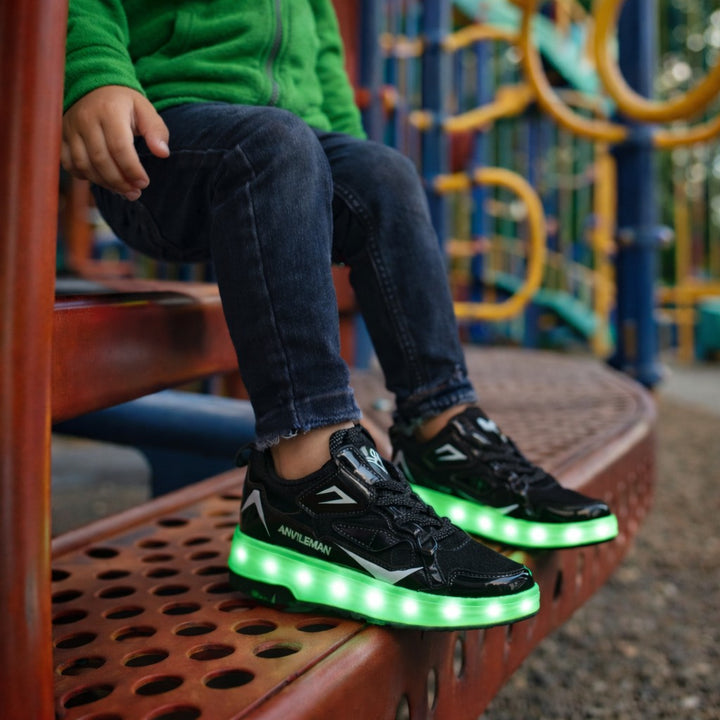 LED wheeled sneakers with lights in the sole - product photo 3