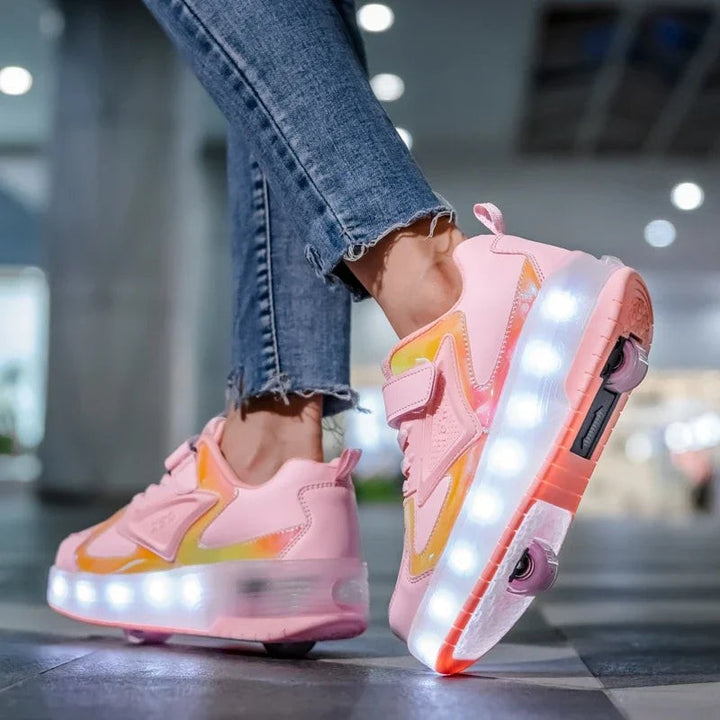 LED wheeled sneakers with lights in the sole - product photo 7