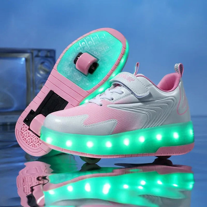 LED wheeled sneakers with lights in the sole - product photo 9