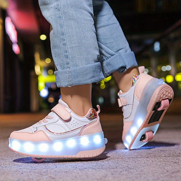 Light-up sneakers with removable wheels - product photo 10