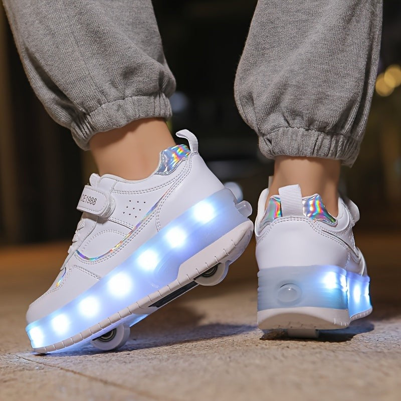 Light-up sneakers with removable wheels - product photo 11