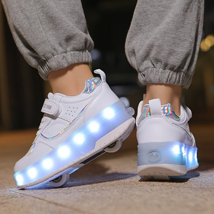 Light-up sneakers with removable wheels - product photo 11