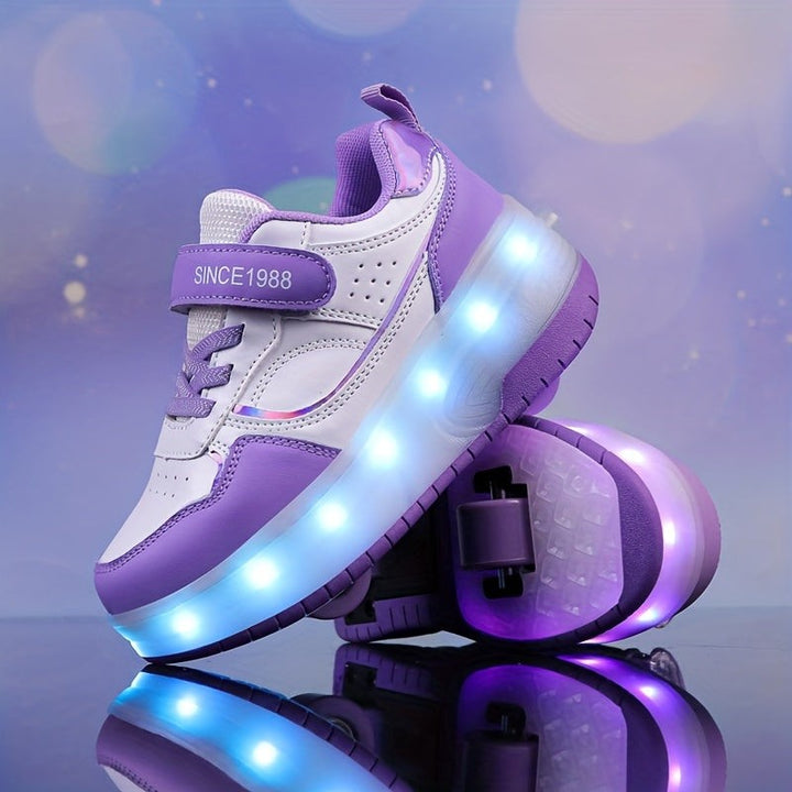 Light-up sneakers with removable wheels - product photo 13