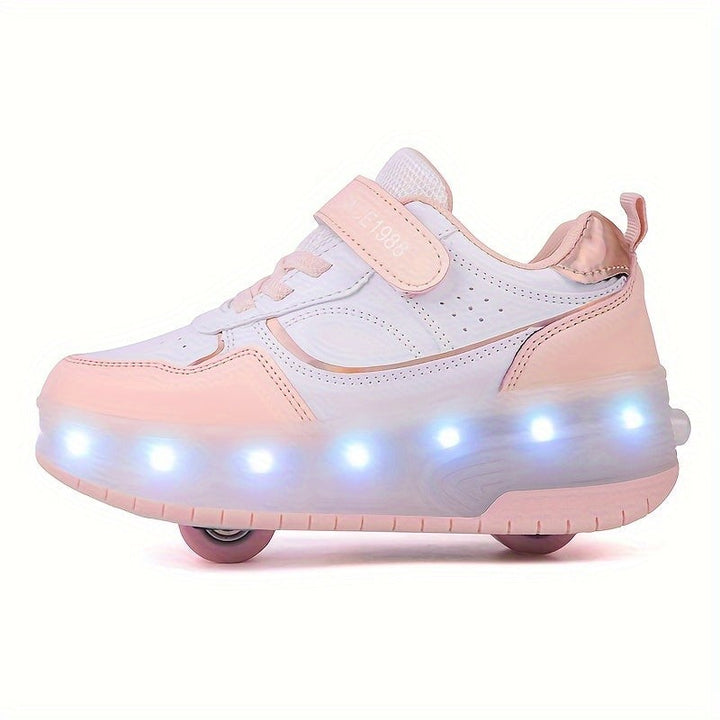 Light-up sneakers with removable wheels - product photo 6