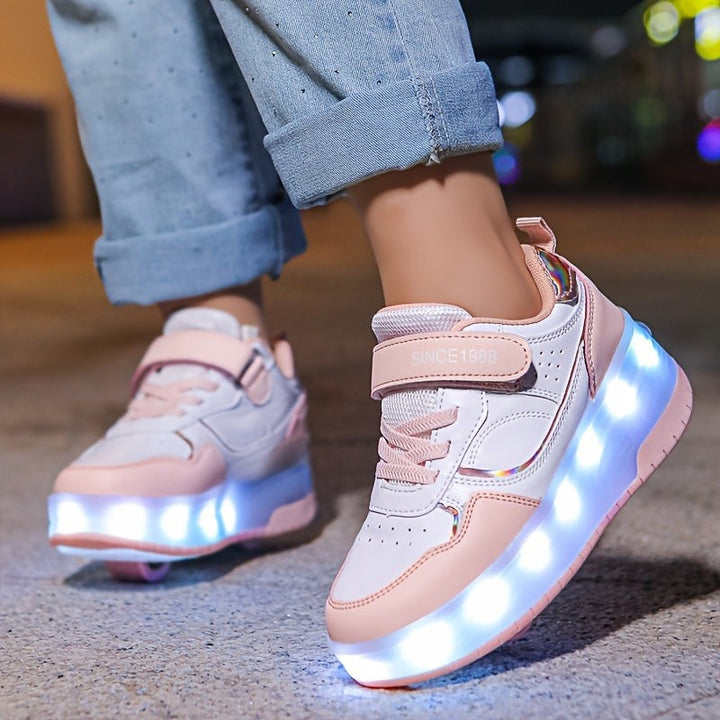Light-up sneakers with removable wheels - product photo 9