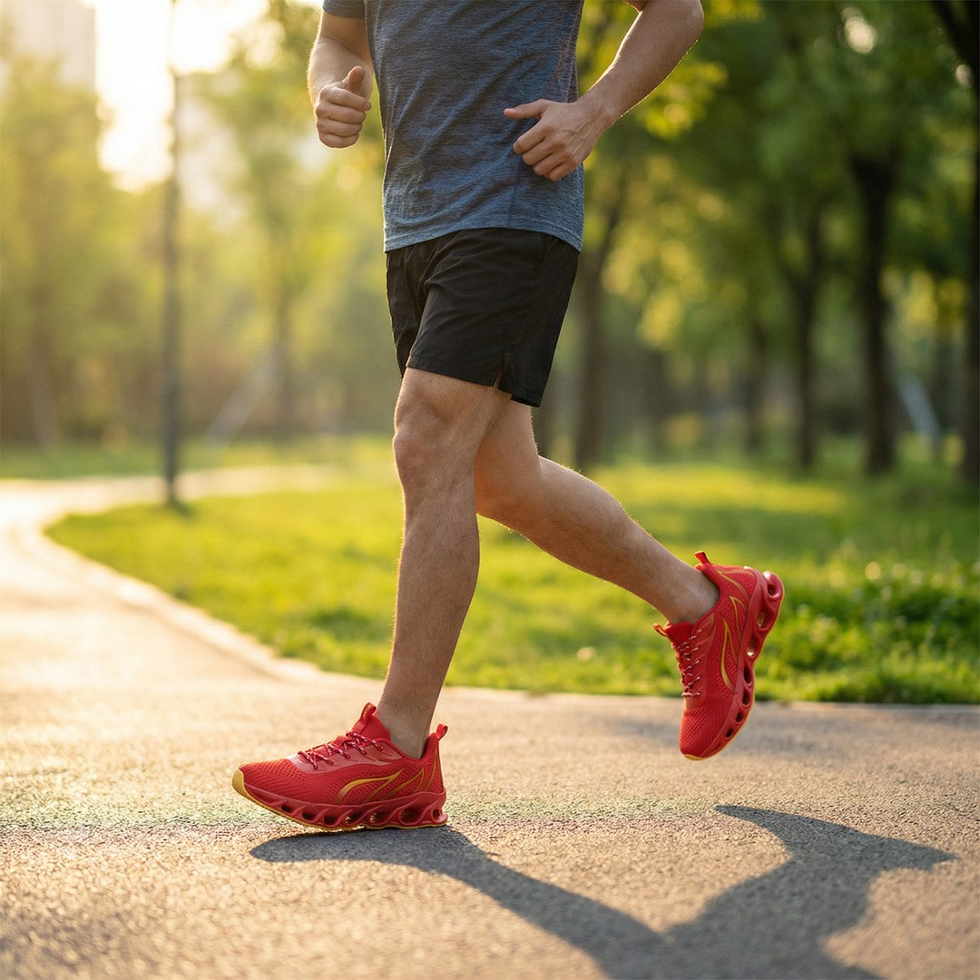 Lightweight cushioned running shoes - product photo 4