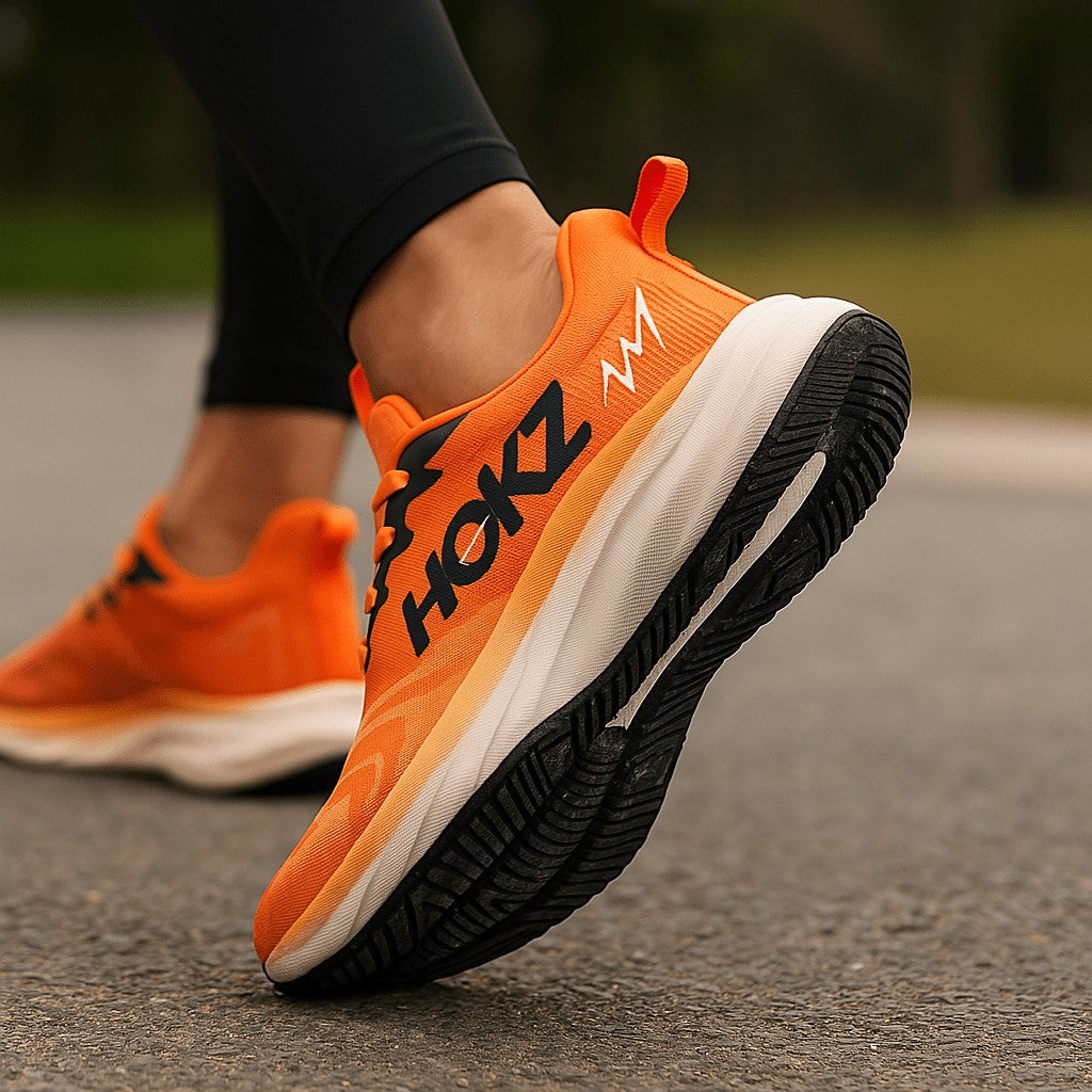 Lightweight cushioned sneaker with a breathable knit upper - product photo 1