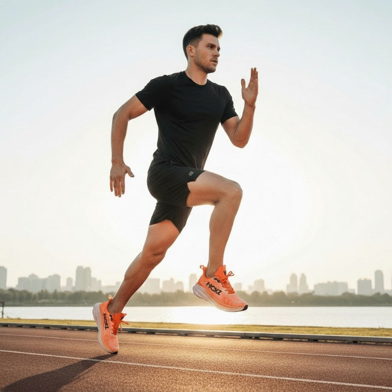 Lightweight cushioned sneaker with a breathable knit upper - product photo 2