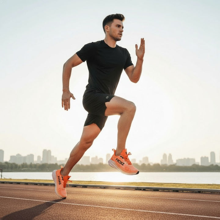 Lightweight cushioned sneaker with a breathable knit upper - product photo 2