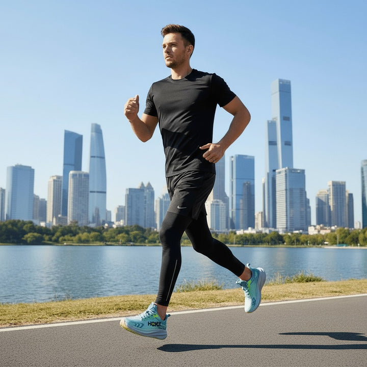 Lightweight cushioned sneaker with a breathable knit upper - product photo 4