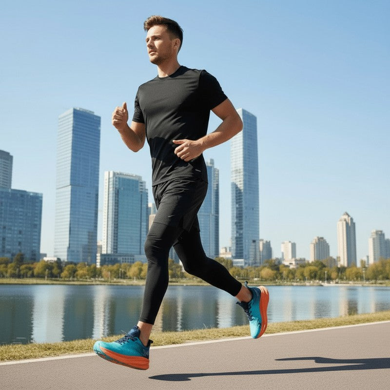 Lightweight cushioned sneaker with a breathable knit upper - product photo 6