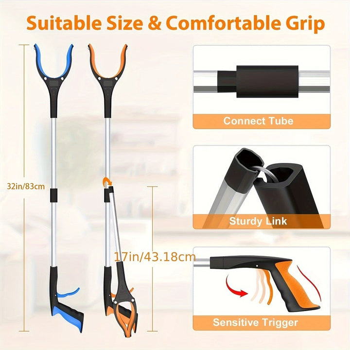 Lightweight grabber tool with a rotating jaw - product photo 2