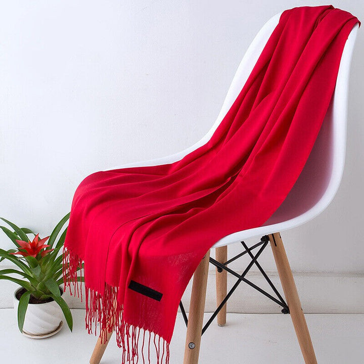 Long cashmere-blend scarf - product photo 2