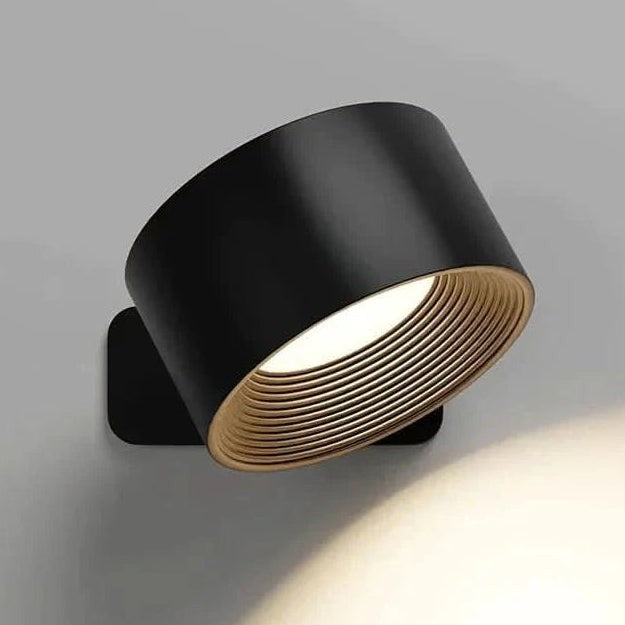 Magnetic LED wall light rotating on its mount - product photo 7
